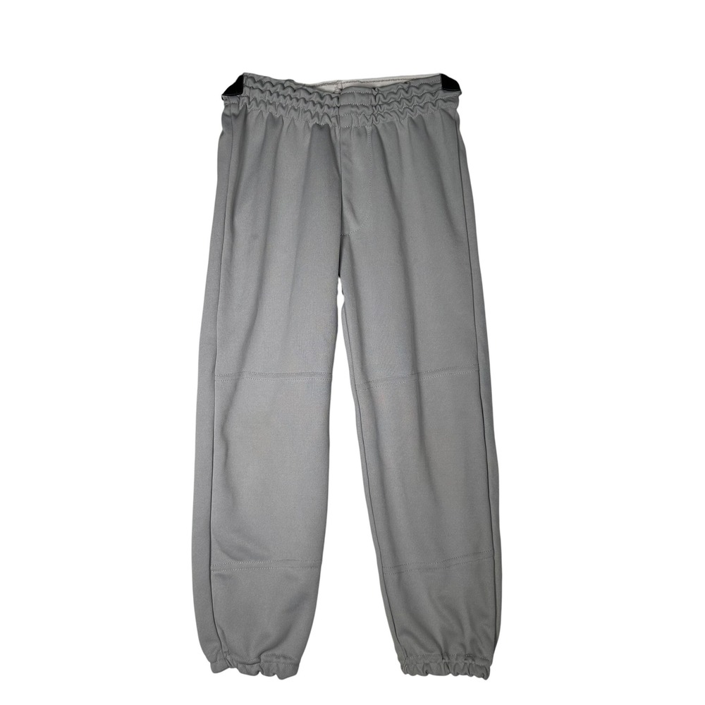 Champro Sports Youth Medium Gray Baseball Pants Elastic Waist Cuffs BP47